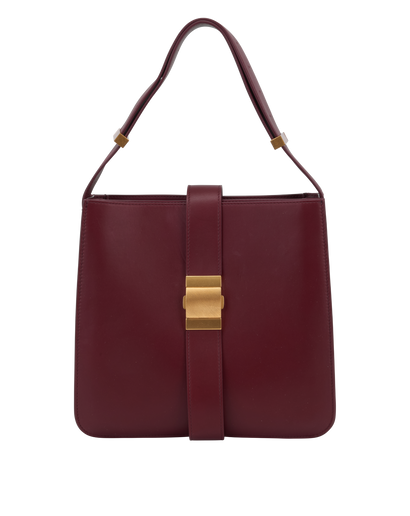 Marie Hobo, &pound;650, Handbags, Burgundy, Leather, Front view